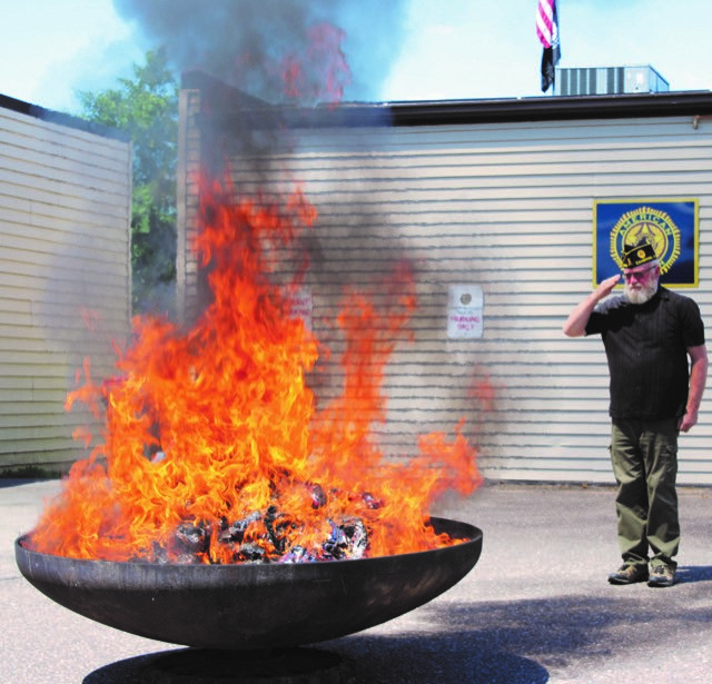 Flag Burning Ceremony